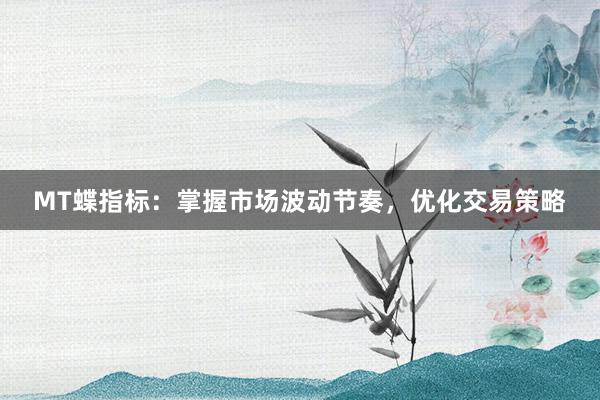 MT蝶指标：掌握市场波动节奏，优化交易策略