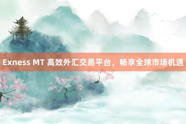 Exness MT 高效外汇交易平台，畅享全球市场机遇